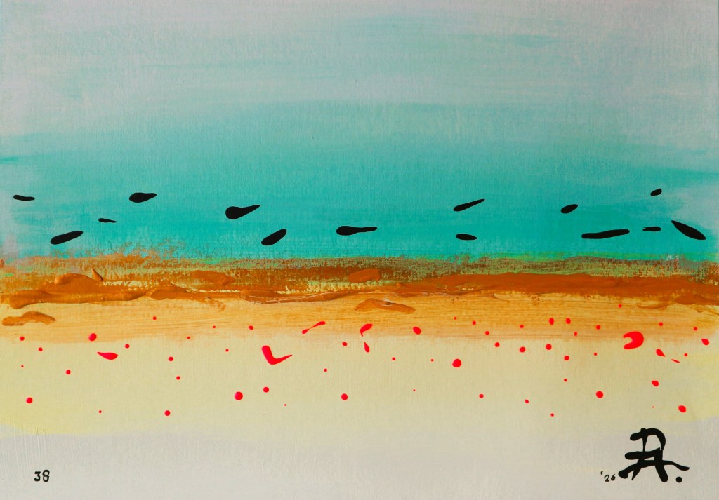 acrylverf, scraps, small, art-board